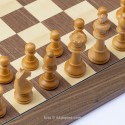 Staunton Chess n.6 Deluxe Walnut with European Pieces