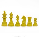 copy of Staunton plastic chess pieces n.5 light