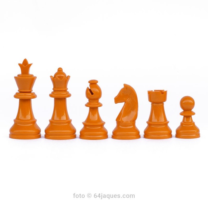 Piezas de ajedrez de plástico irrompibles de colores