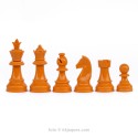 copy of Staunton plastic chess pieces n.5 light