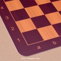 Tablero ajedrez serie Venier - Padauk y Mukali, marco oscuro