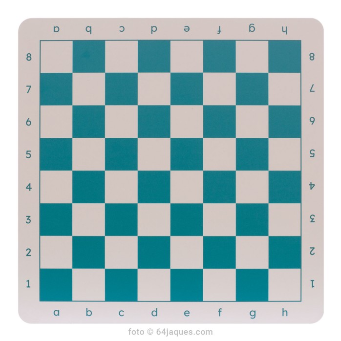 Tablero de ajedrez serie Colors - modelo Teal