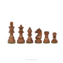 Piezas de ajedrez German Knight Staunton 4 acacia