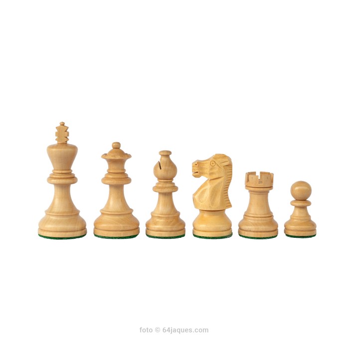 Piezas de ajedrez Classic Staunton 4 acacia