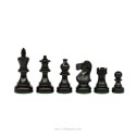 Piezas de ajedrez Classic Staunton 4 ebonizadas