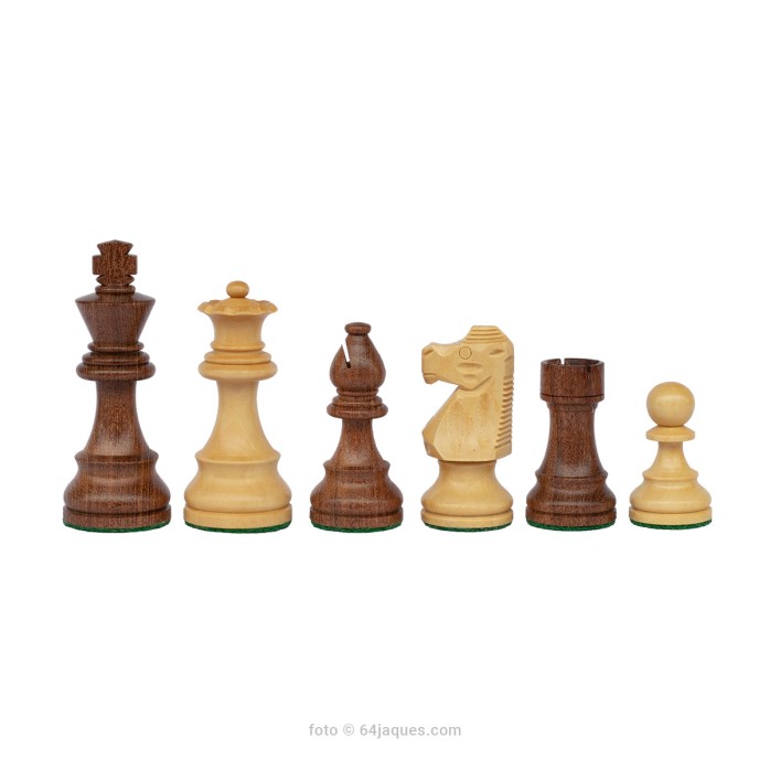 Piezas de ajedrez French Lardy Staunton 5 acacia