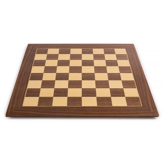 Nogal Barcelona Deluxe Chess Board
 Tamaño Casilla-50 mm