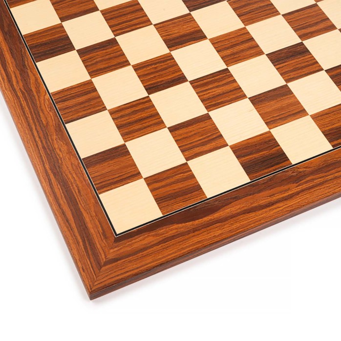 Deluxe Palisander Santos Chess Board
