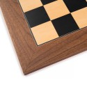 Tablero ajedrez Negro / Nogal Deluxe
