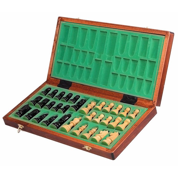copy of Foldable luxury wooden chess set 30cm