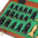 copy of Foldable luxury wooden chess set 30cm