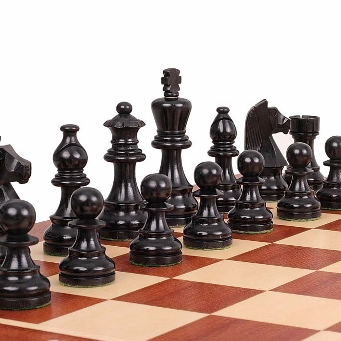 Ajedrez plegable Torneo Staunton 5 ebonizadas