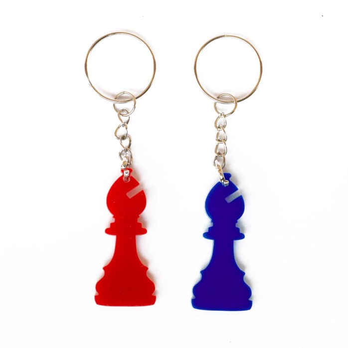 copy of Wooden chess keychains