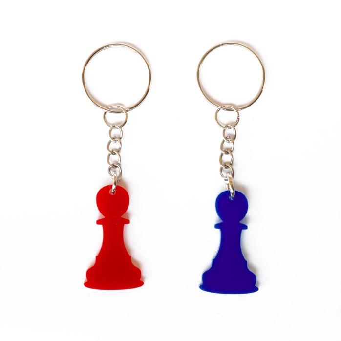 copy of Wooden chess keychains