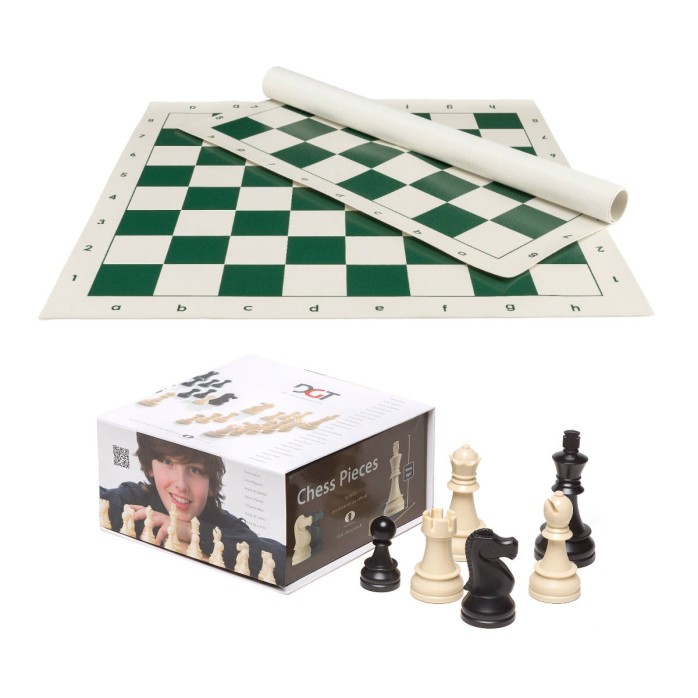 copy of Roll-up Chess Set in Lead Gray