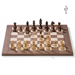 DGT e-Board USB Walnut con piezas...