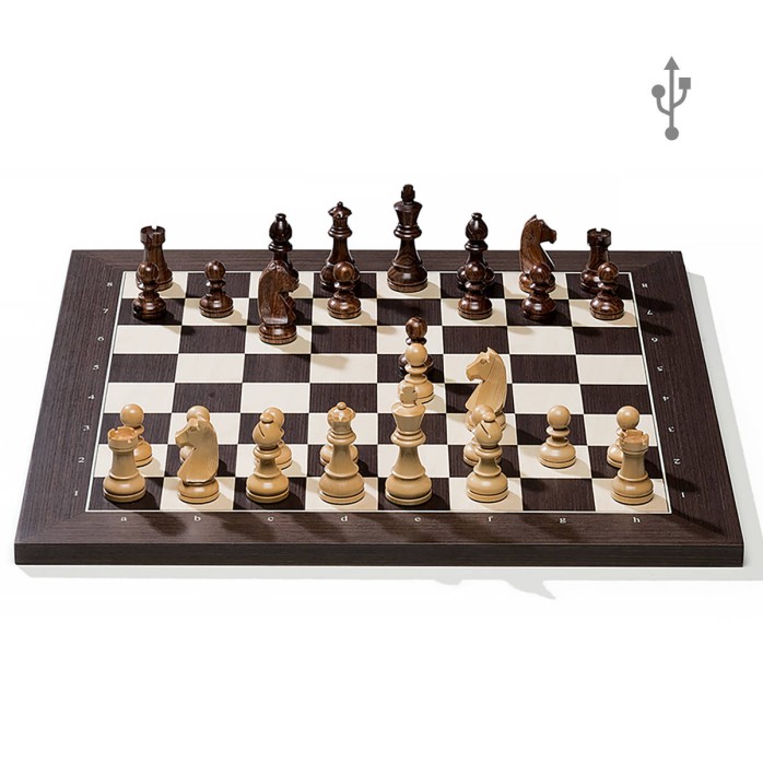 DGT e-Board USB Wengue con piezas Timeless