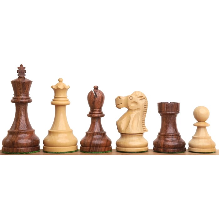 Wooden Chess Pieces Model Reykjavik