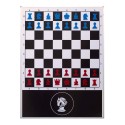 copy of Folding chess mural board 85x85 Red pieces