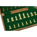 Foldable luxury wooden chess set 30cm