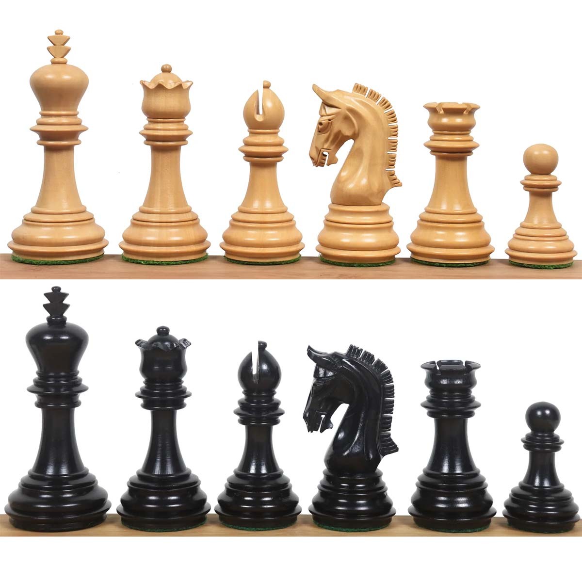 Piezas de ajedrez Imperial Staunton 6 Ebony