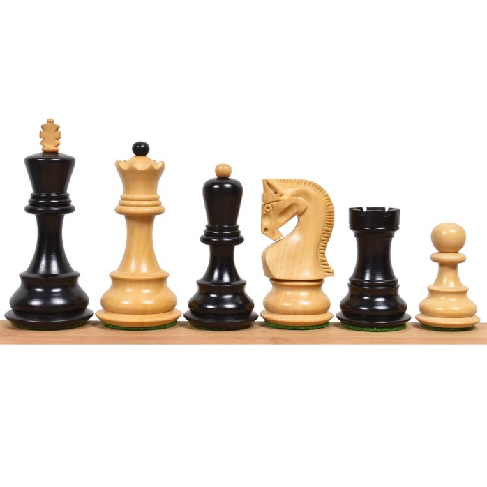 Zagreb Staunton pieces no.6 ebonized.