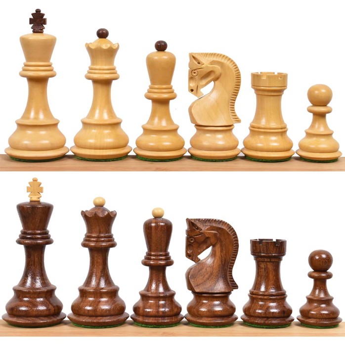 Zagreb Staunton pieces n.6 sheesham.