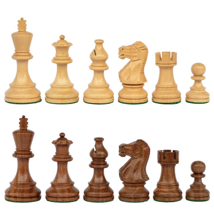 copy of Staunton Wooden Chess Pieces No. 6 German