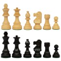 Piezas de ajedrez French Lardy Staunton 5 ebonizadas