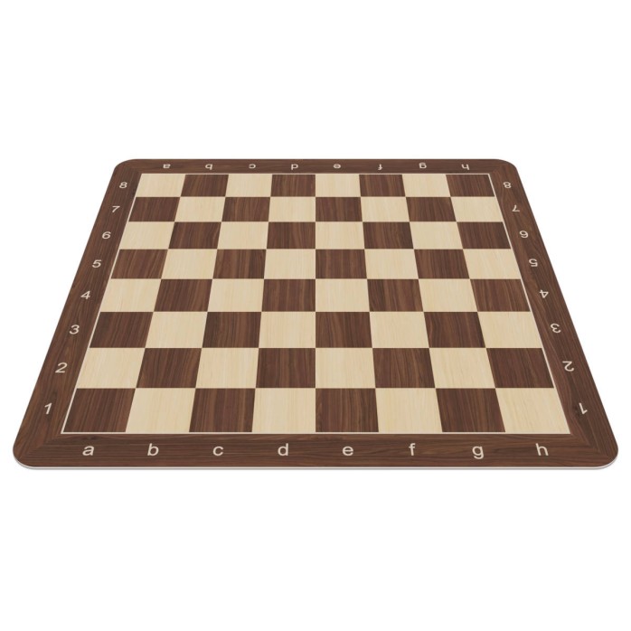 Venier Chessboard Series - Walnut and Maple, Dark Frame