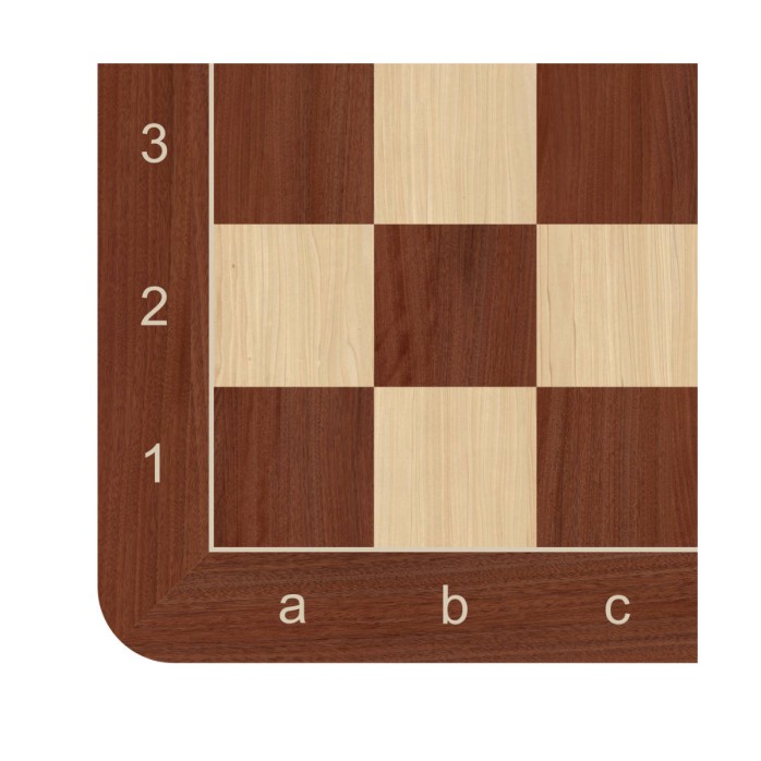 Venier Chessboard Series - Sapelly and Maple, Dark Frame