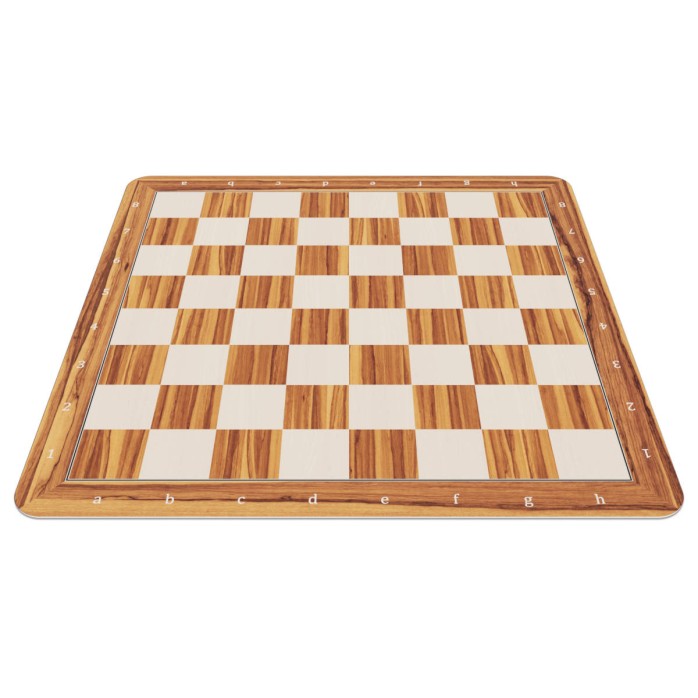 Tablero de ajedrez Venier - Olivo y Blanco