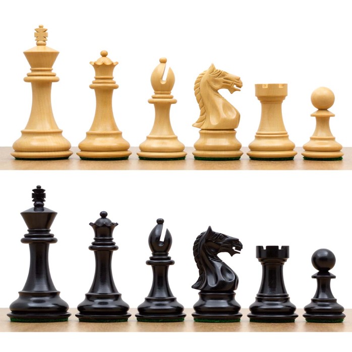 copy of Staunton Wooden Chess Pieces n.5 Fierce Knight Golden Rosewood
