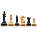 Supreme ebonised chess pieces 3,75''