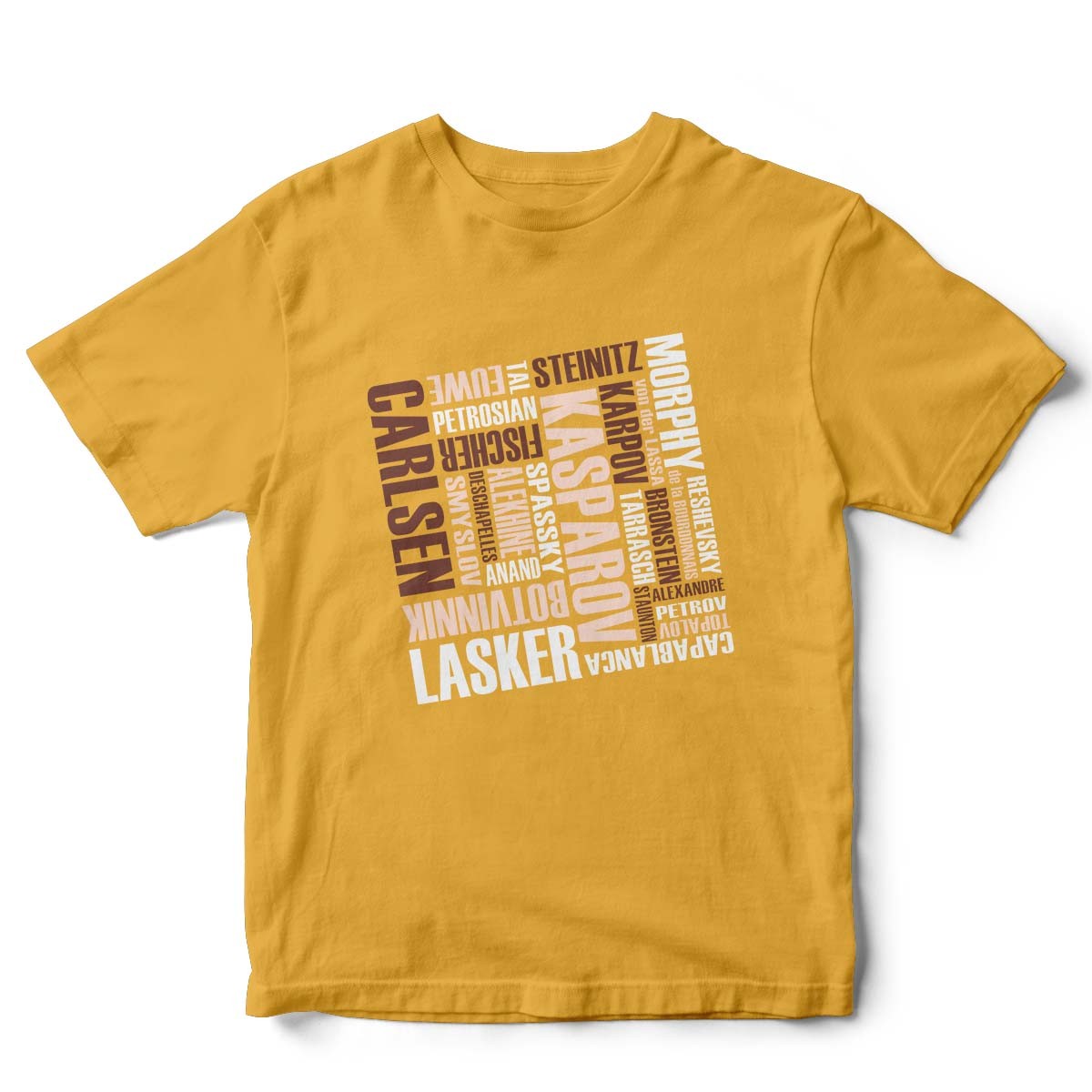 Camiseta Campeones del mundo - mostaza