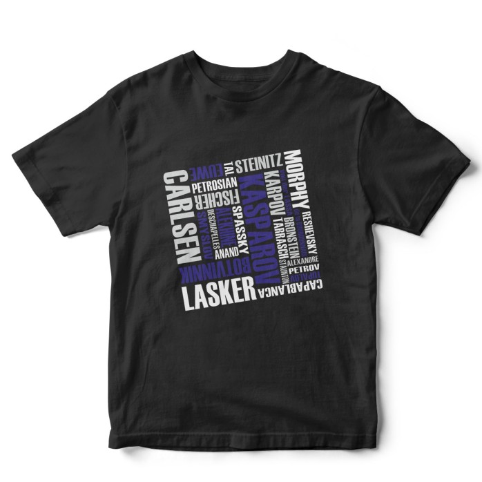 Camiseta Campeones del mundo - negra