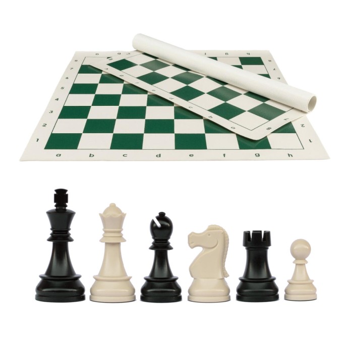 Set Ajedrez enrollable con piezas DGT 95 mm