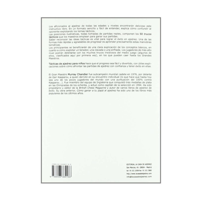 Tácticas de ajedrez para niños