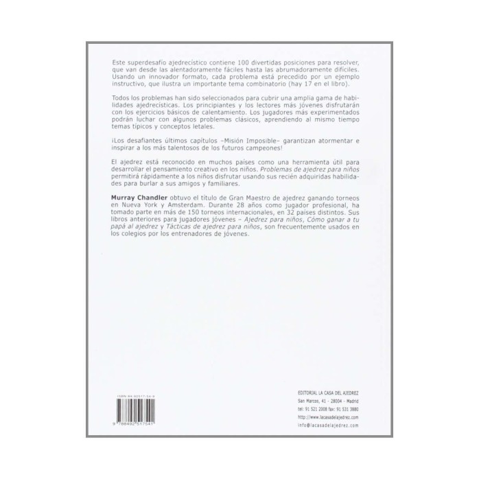 Problemas de ajedrez para niños