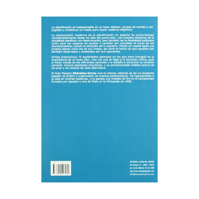 Planificación en el ajedrez moderno