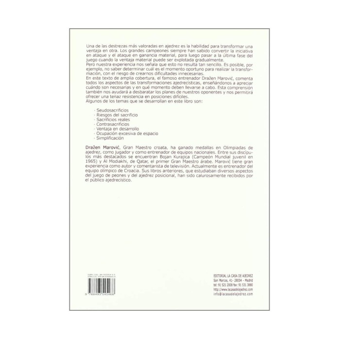 Secretos de las transformaciones en ajedrez