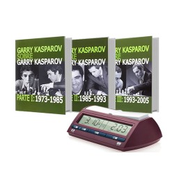 Imagén: Oferta Colección Kasparov sobre Kasparov - Tapa Dura + Reloj DGT 2010