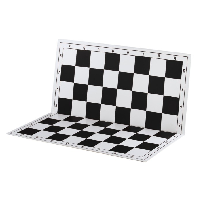 Ajedrez plegable con piezas Club plomadas - negro