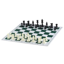 Folding chess set with 3.75''...