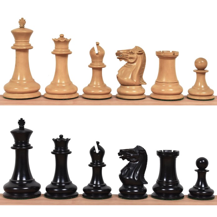 copy of Piezas de ajedrez Chamfered 3.1'' ebonizadas