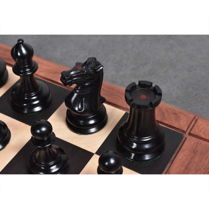 copy of Piezas de ajedrez Chamfered 3.1'' ebonizadas