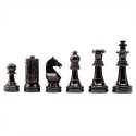 Piezas de ajedrez Sevilla 87 Staunton 5 negro brillo