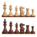 Piezas de ajedrez Fierce Knight 3.5'' Golden Rosewood