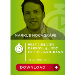 Beat 1.e4 like Karpov - 4...Nd7 in the Caro-Kann