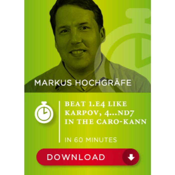 Beat 1.e4 like Karpov - 4...Nd7 in the Caro-Kann